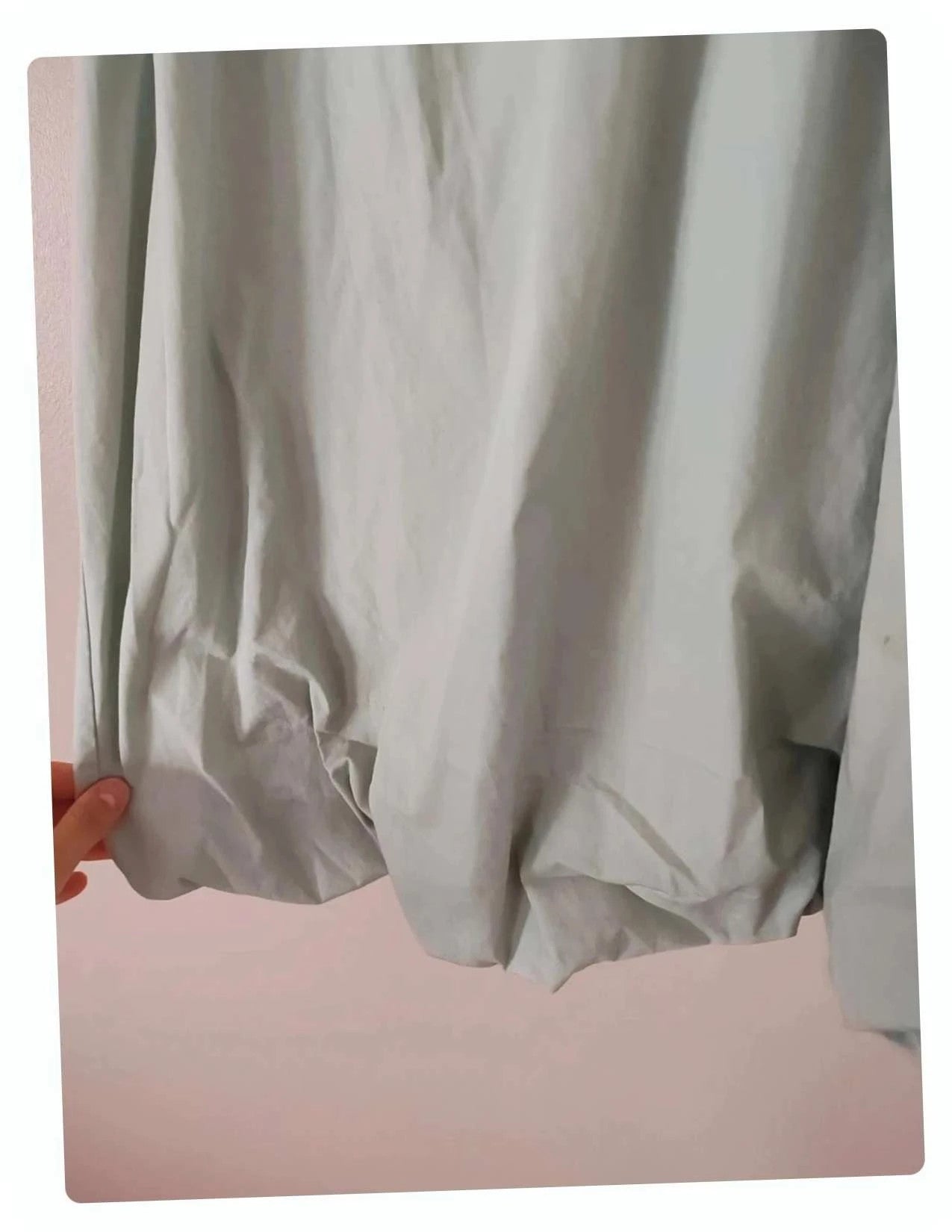 Robe boule vert amande