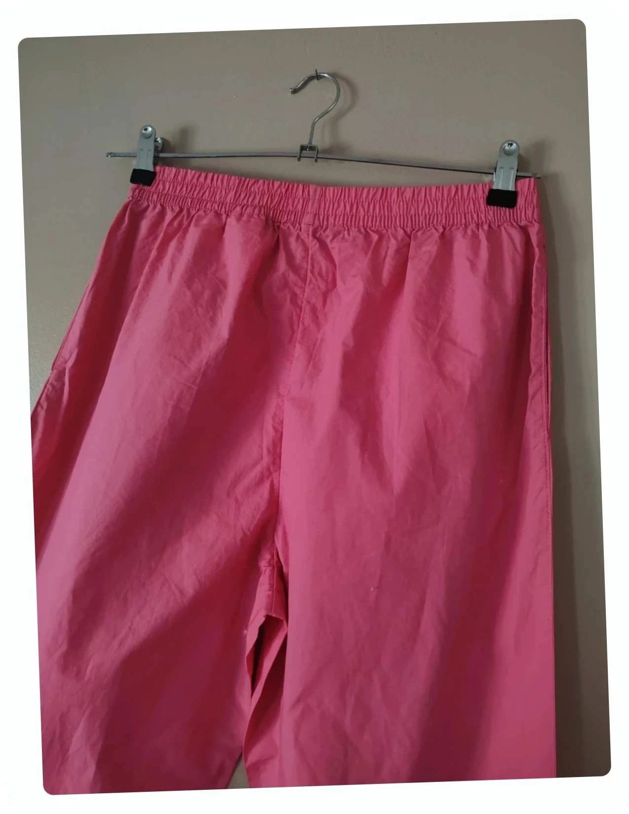 Pantalon large rose
