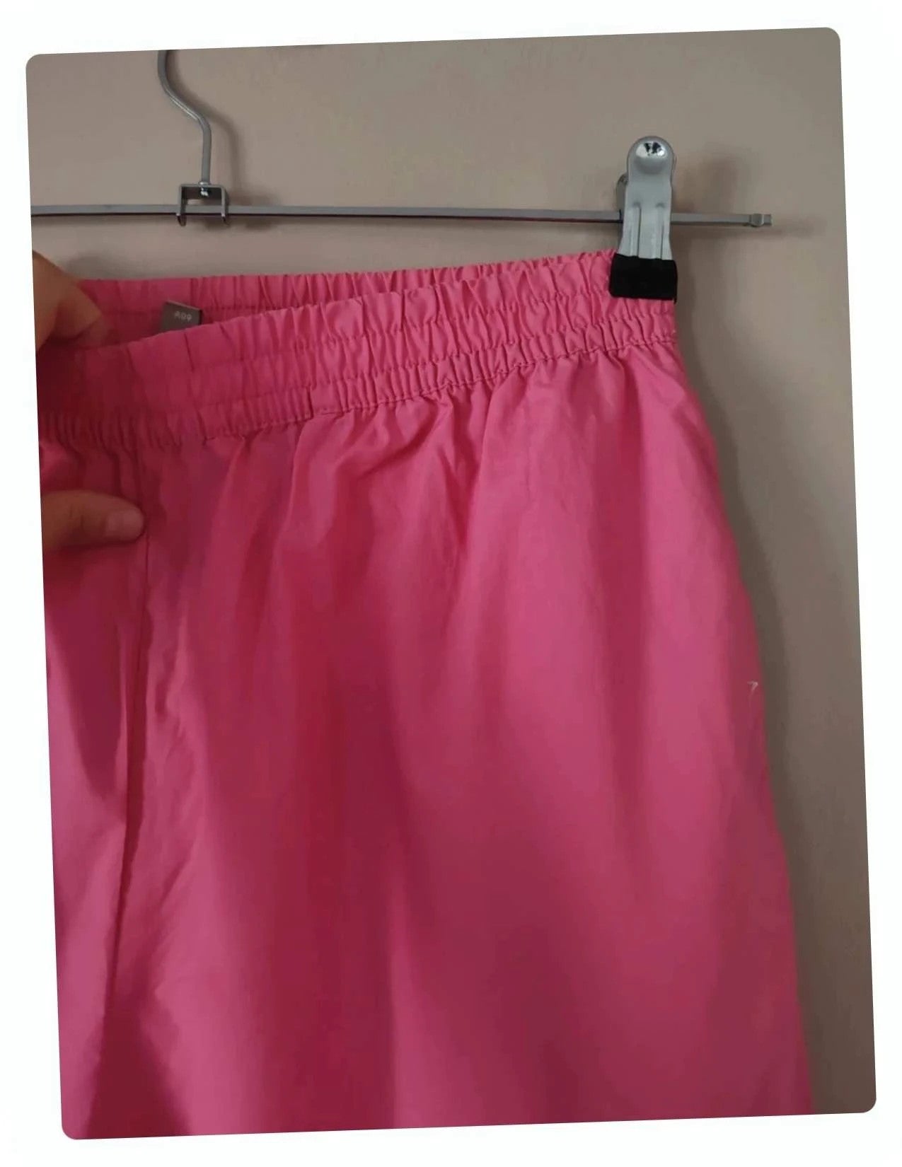 Pantalon large rose