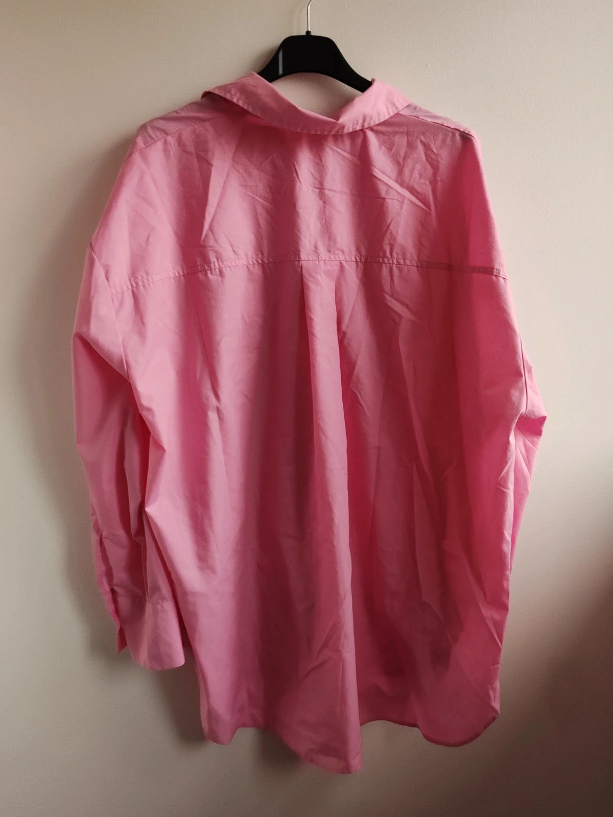 Chemise large rose taille L