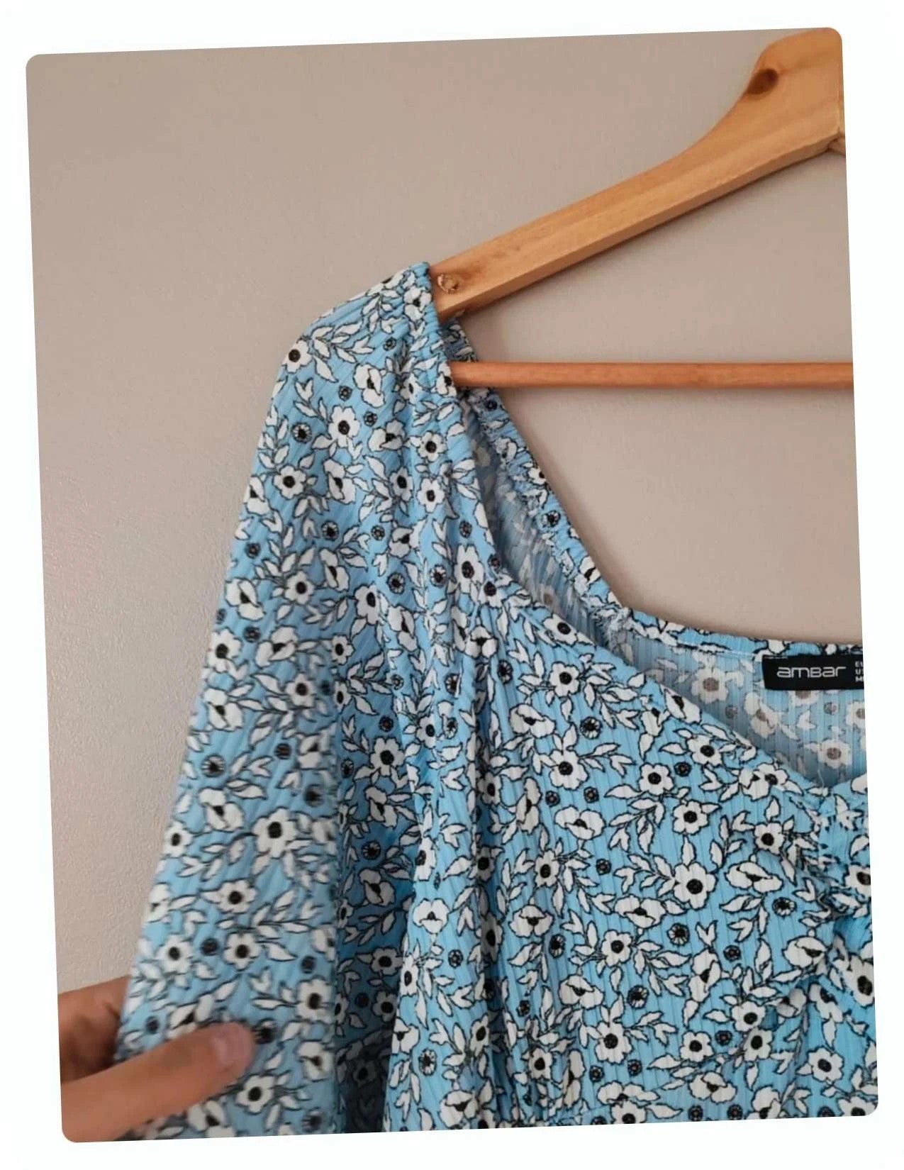 Robe jersey bleu