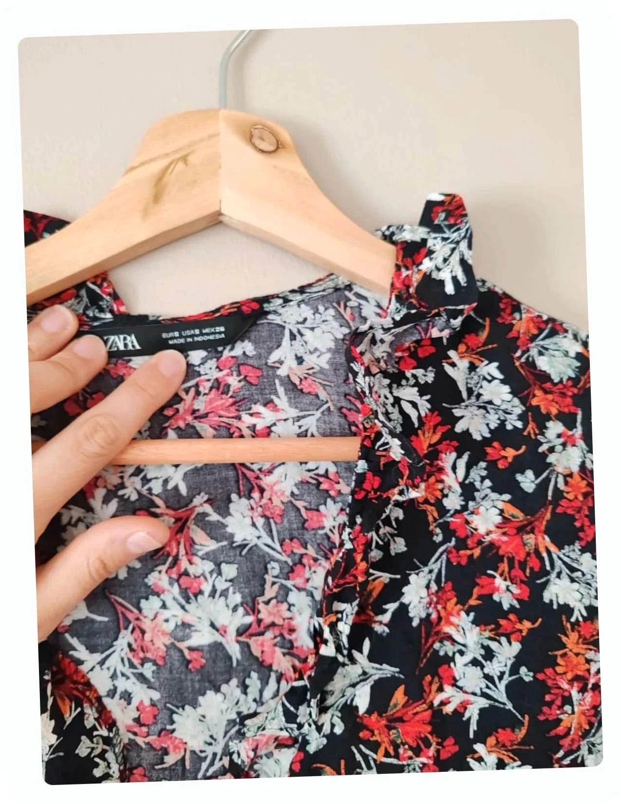 Robe fleuris zara