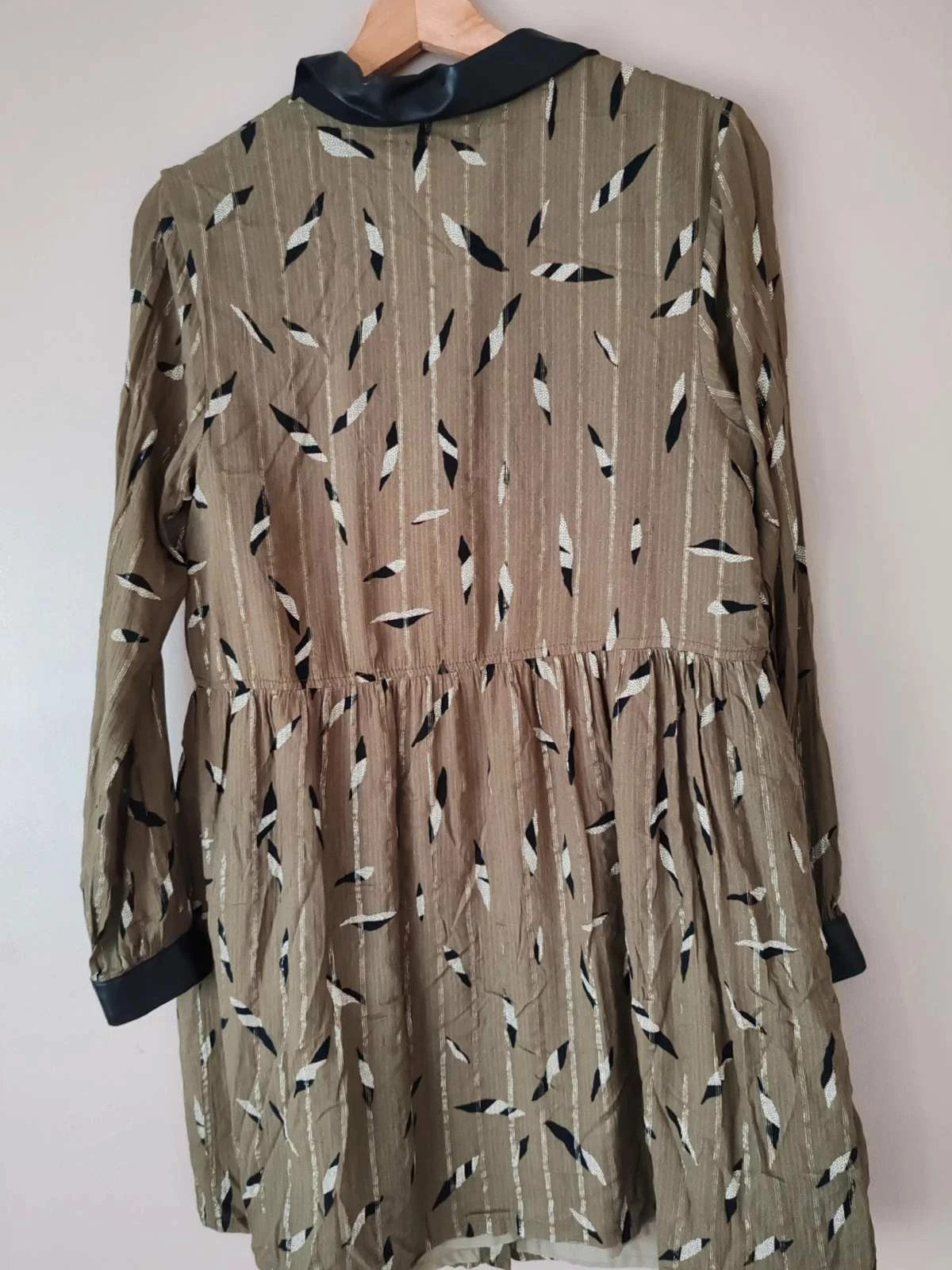 Robe maternité kaki