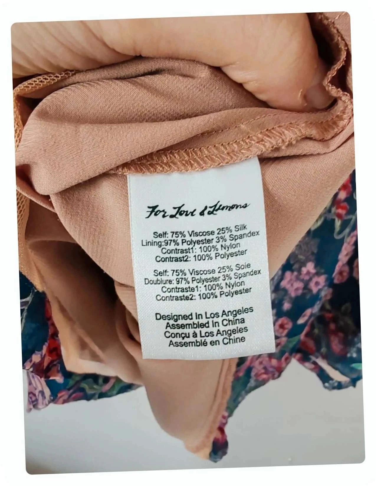 Robe fleurie For love and lemon