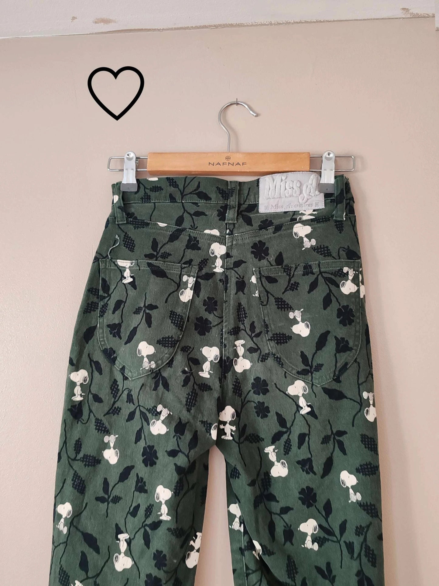 Jean Snoopy kaki