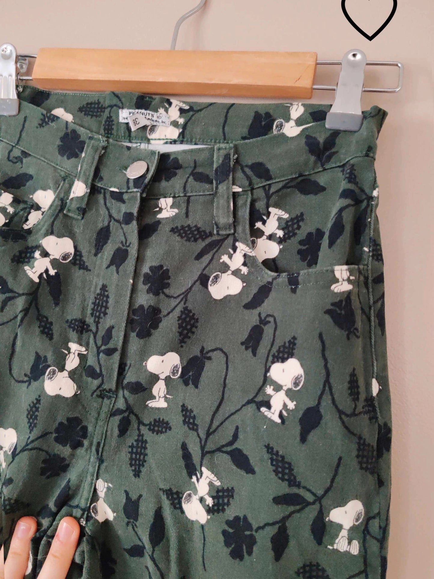 Jean Snoopy kaki