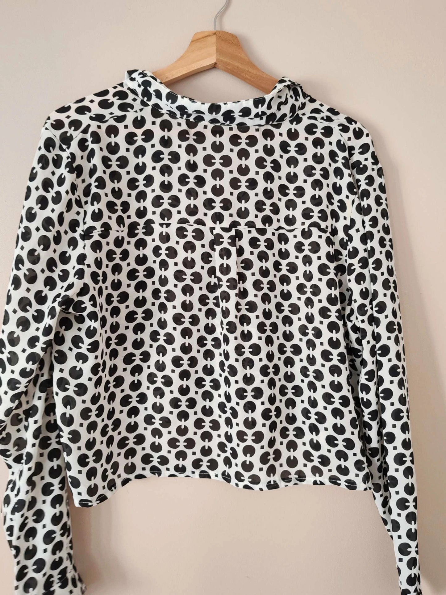 Chemise courte motif