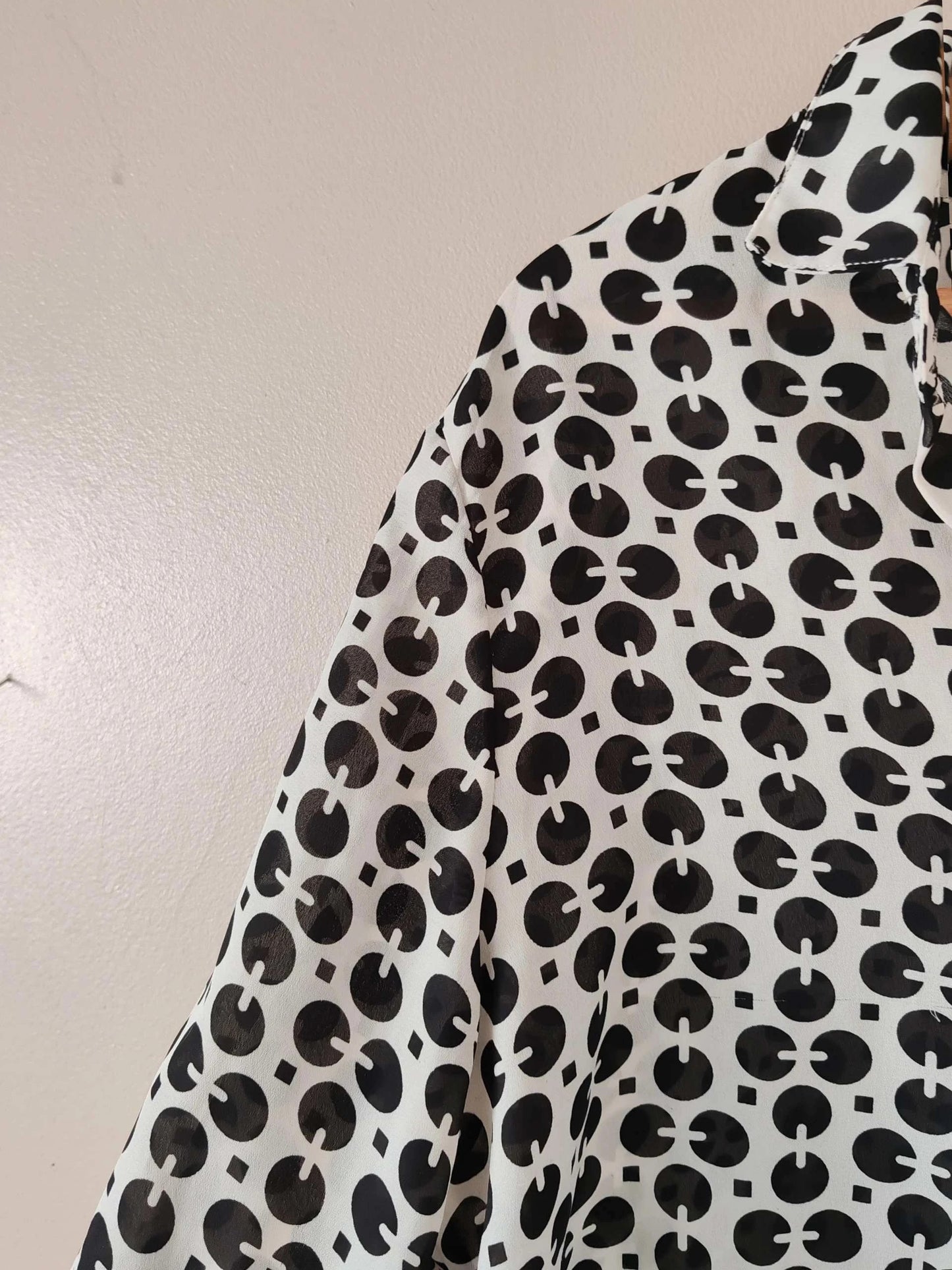 Chemise courte motif