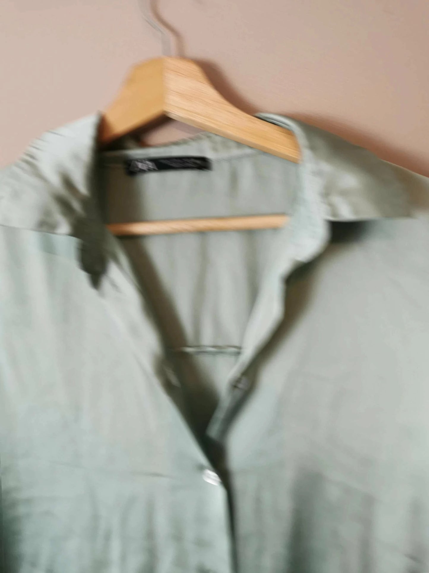 Chemise longue satin Zara