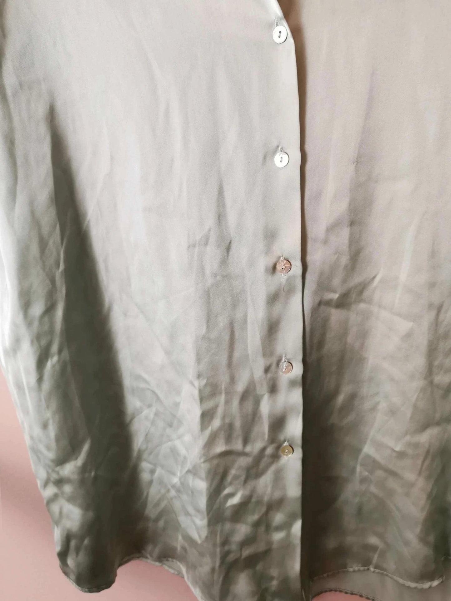 Chemise longue satin Zara