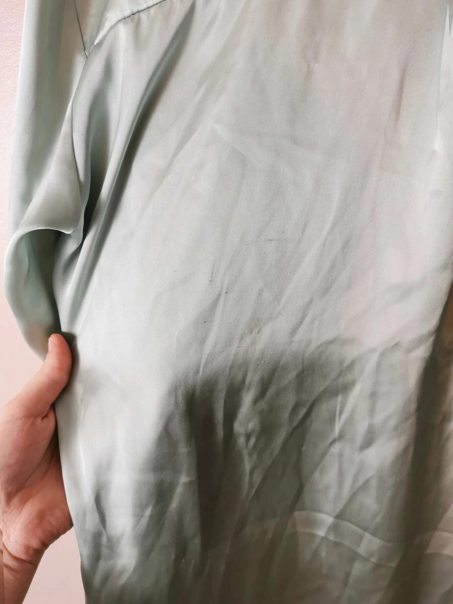Chemise longue satin Zara