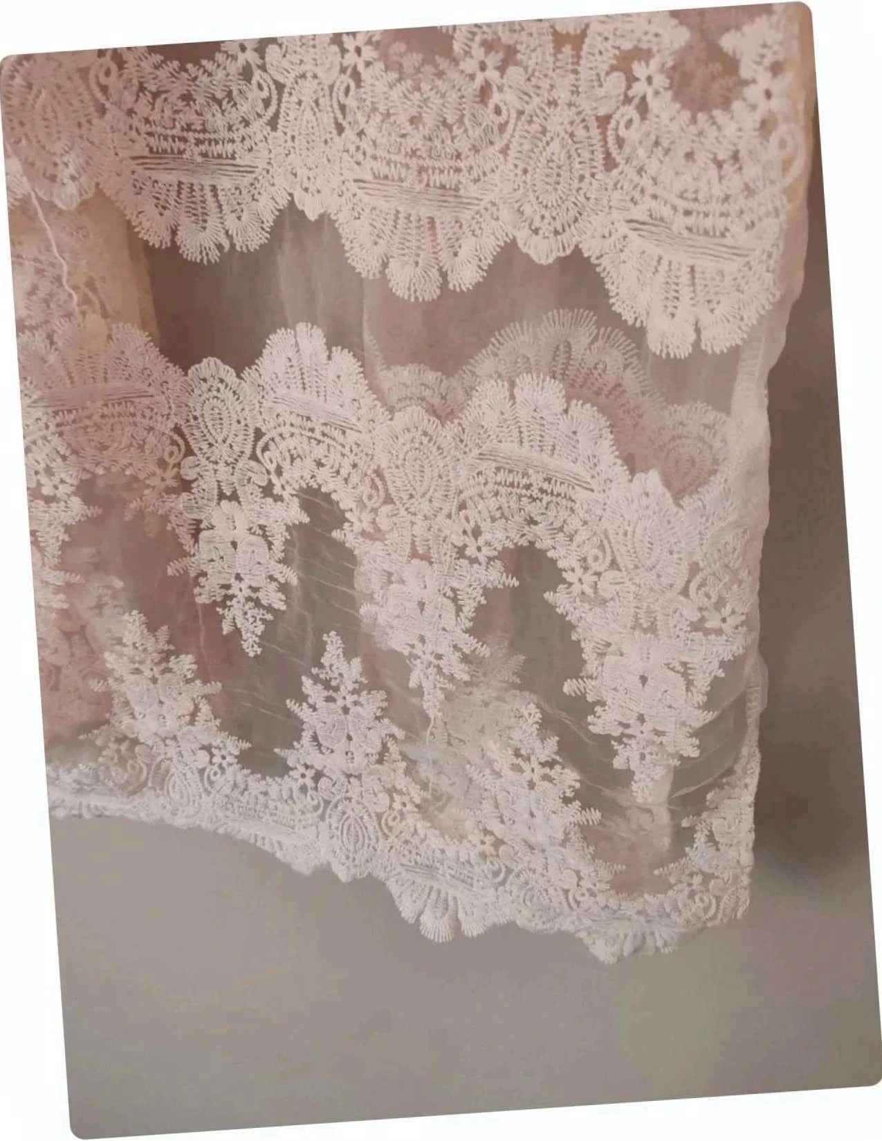 Kimono broderie dentelle