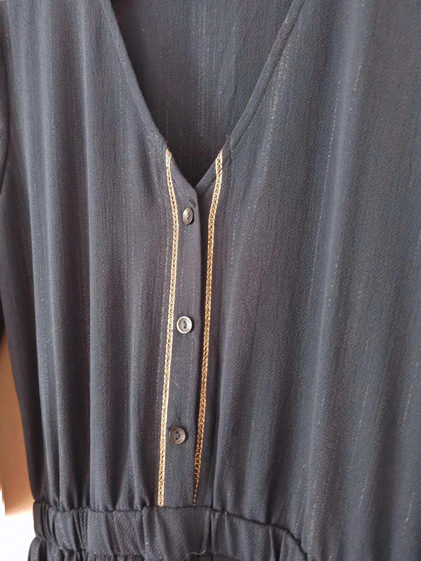 Robe midi marine plissée