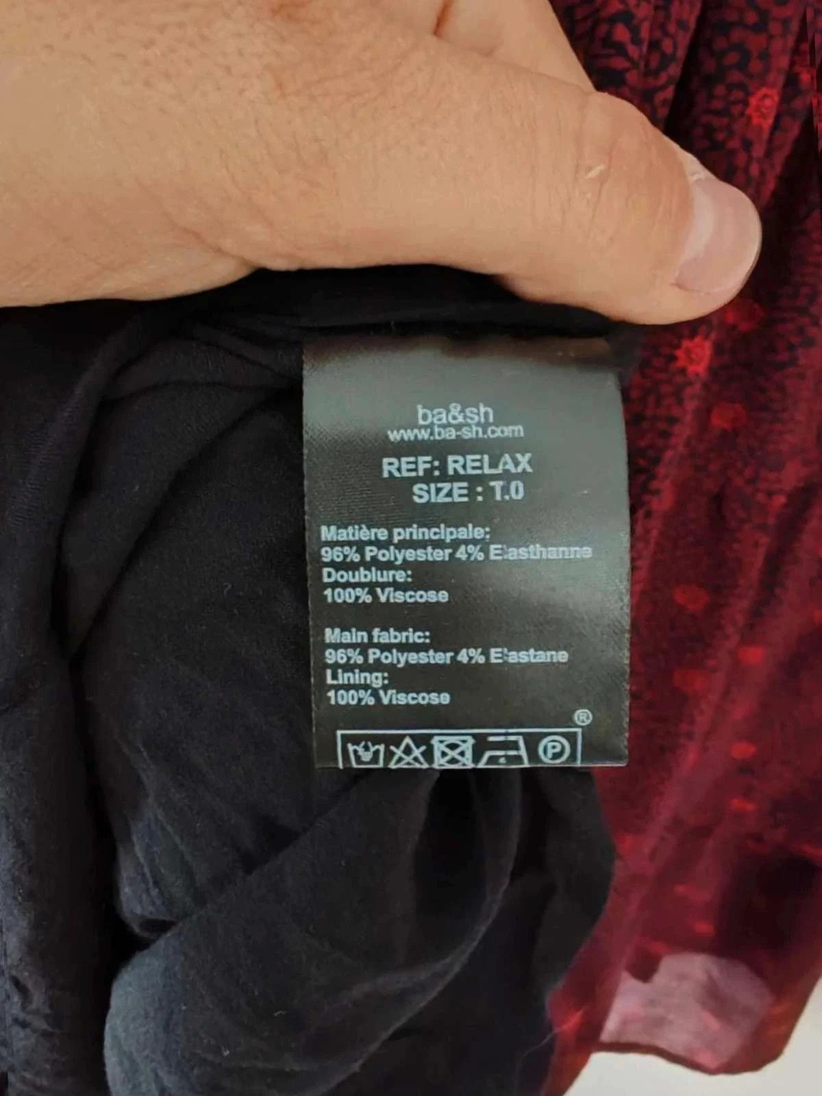 Robe à motif Bash taille 0