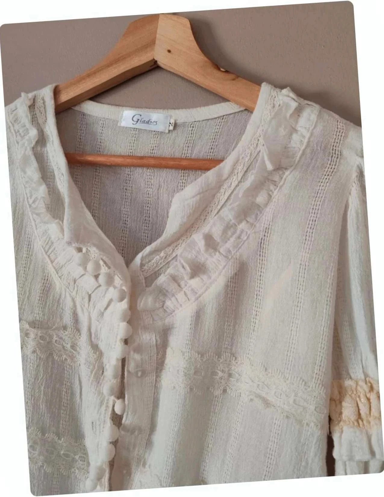 Blouse bohème broderie