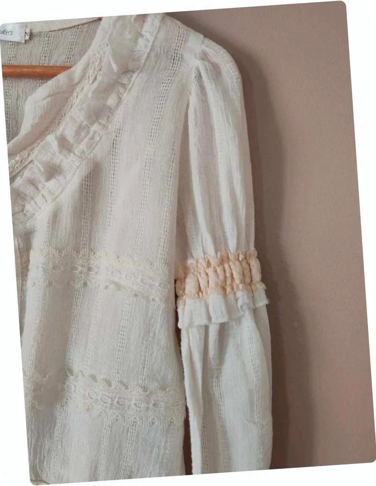 Blouse bohème broderie