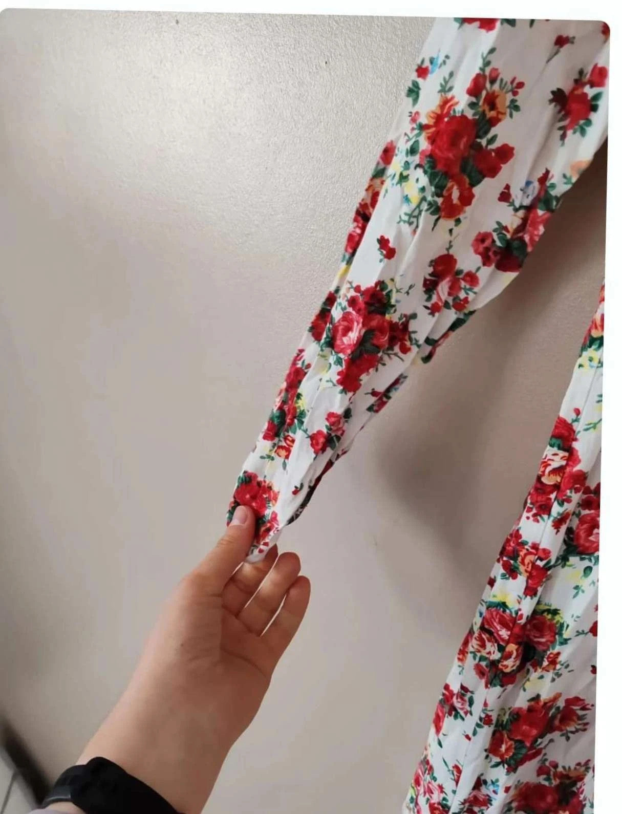 Robe longue fleurie