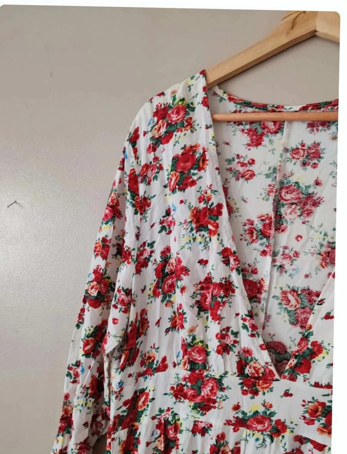 Robe longue fleurie