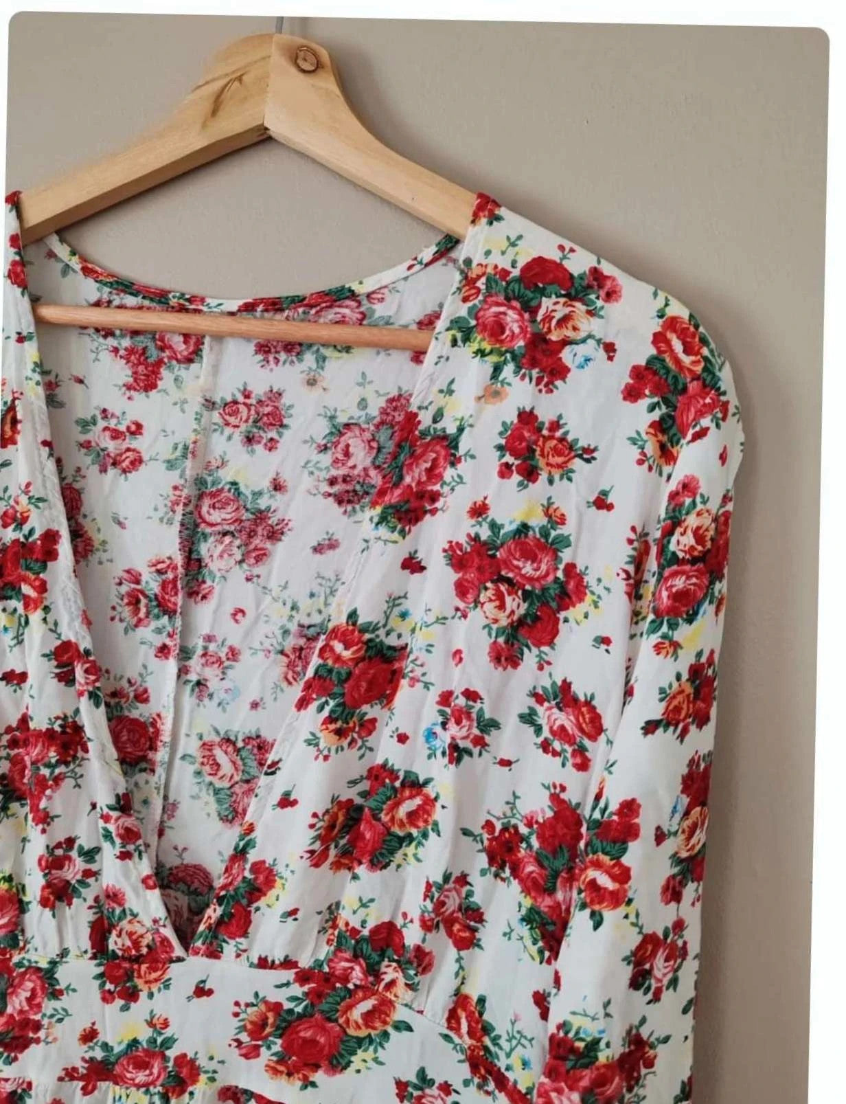 Robe longue fleurie
