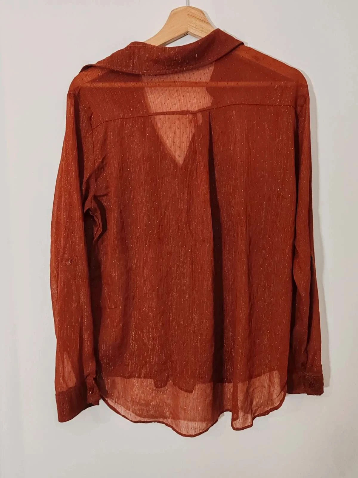 Blouse orange brillant