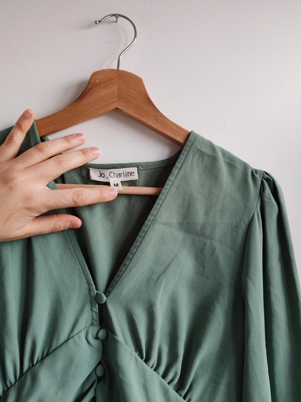 Robe verte courte taille M