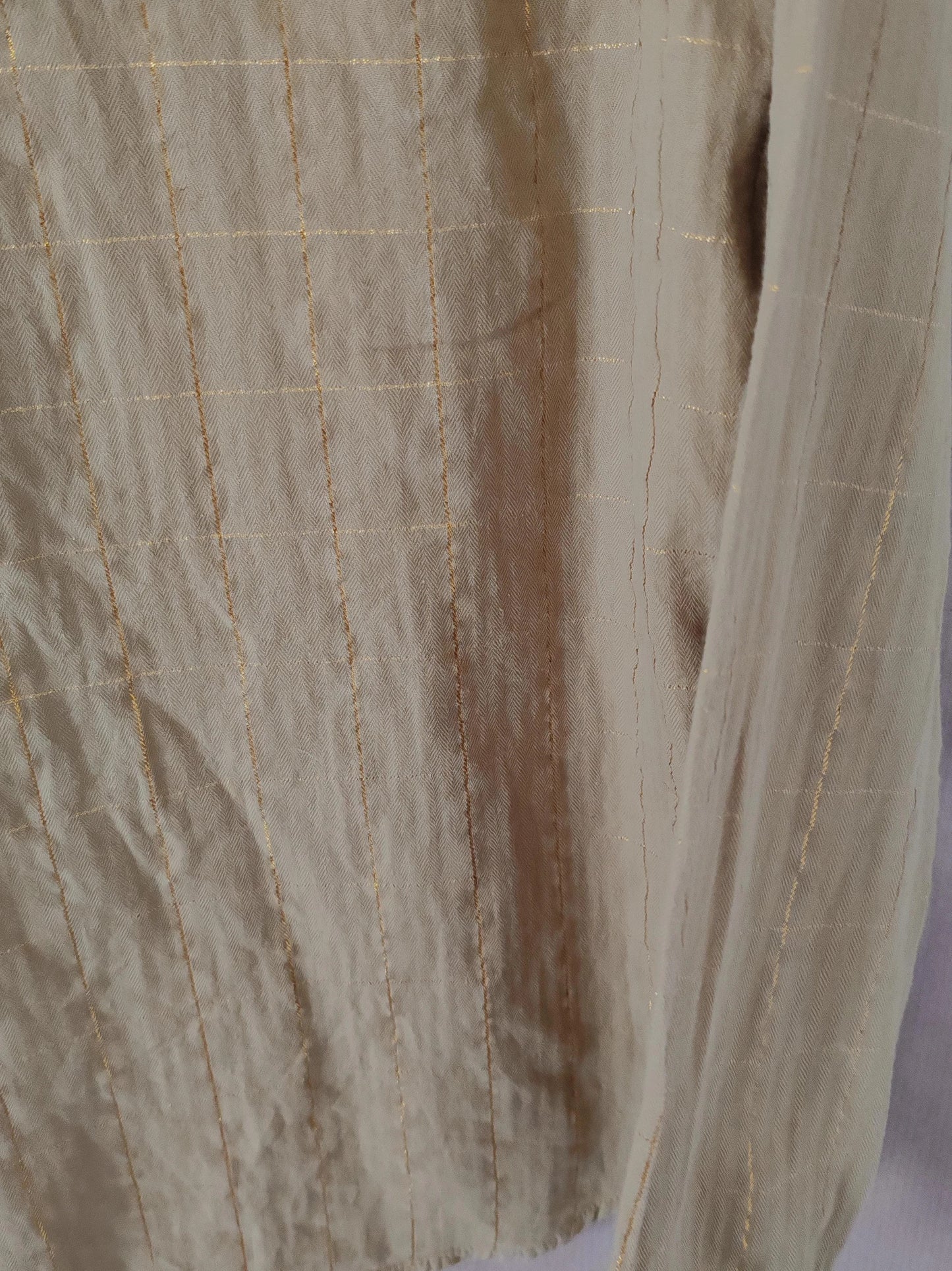 Chemise moutarde et doré taille 36