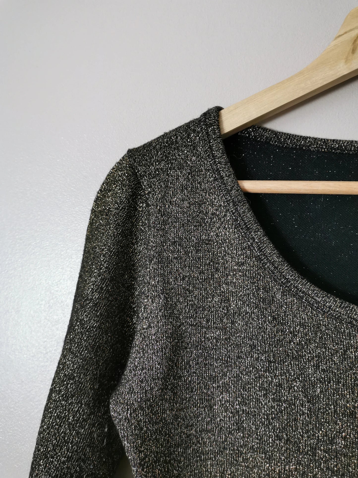 Cardigan doré et noir taille S/M