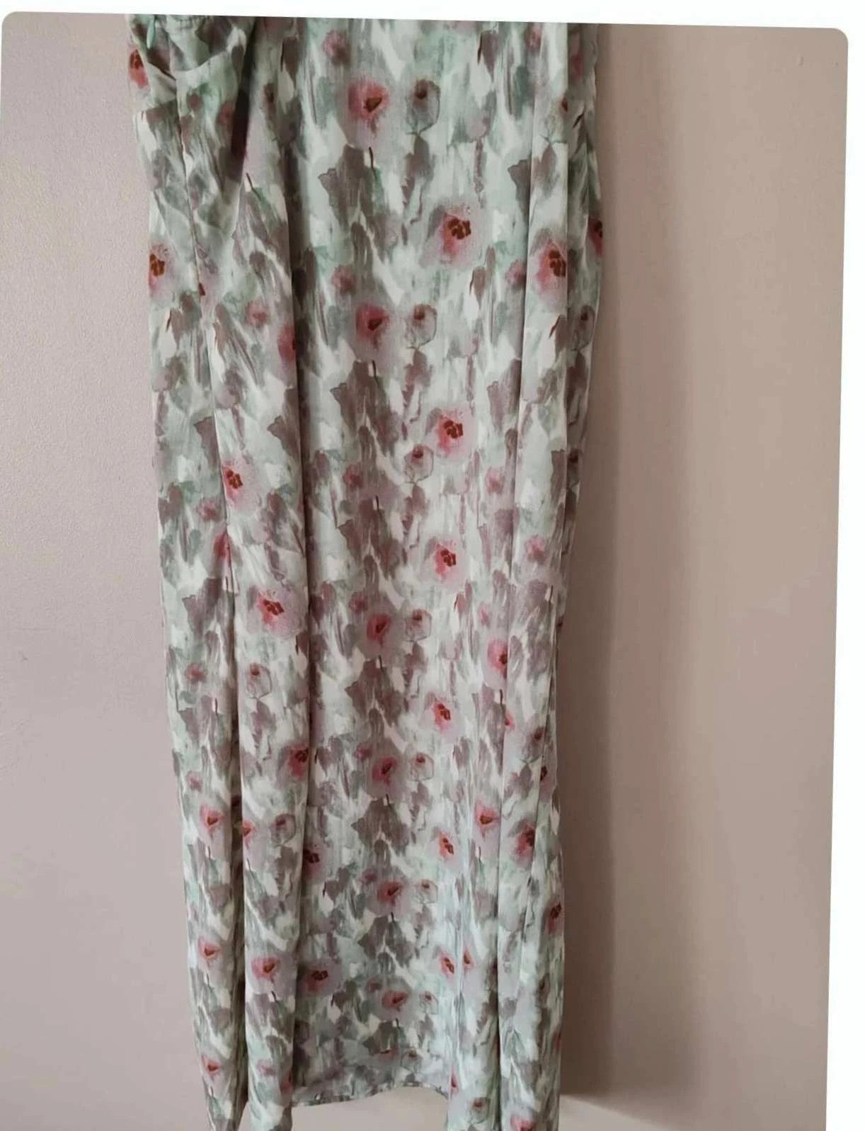Robe longue à motif