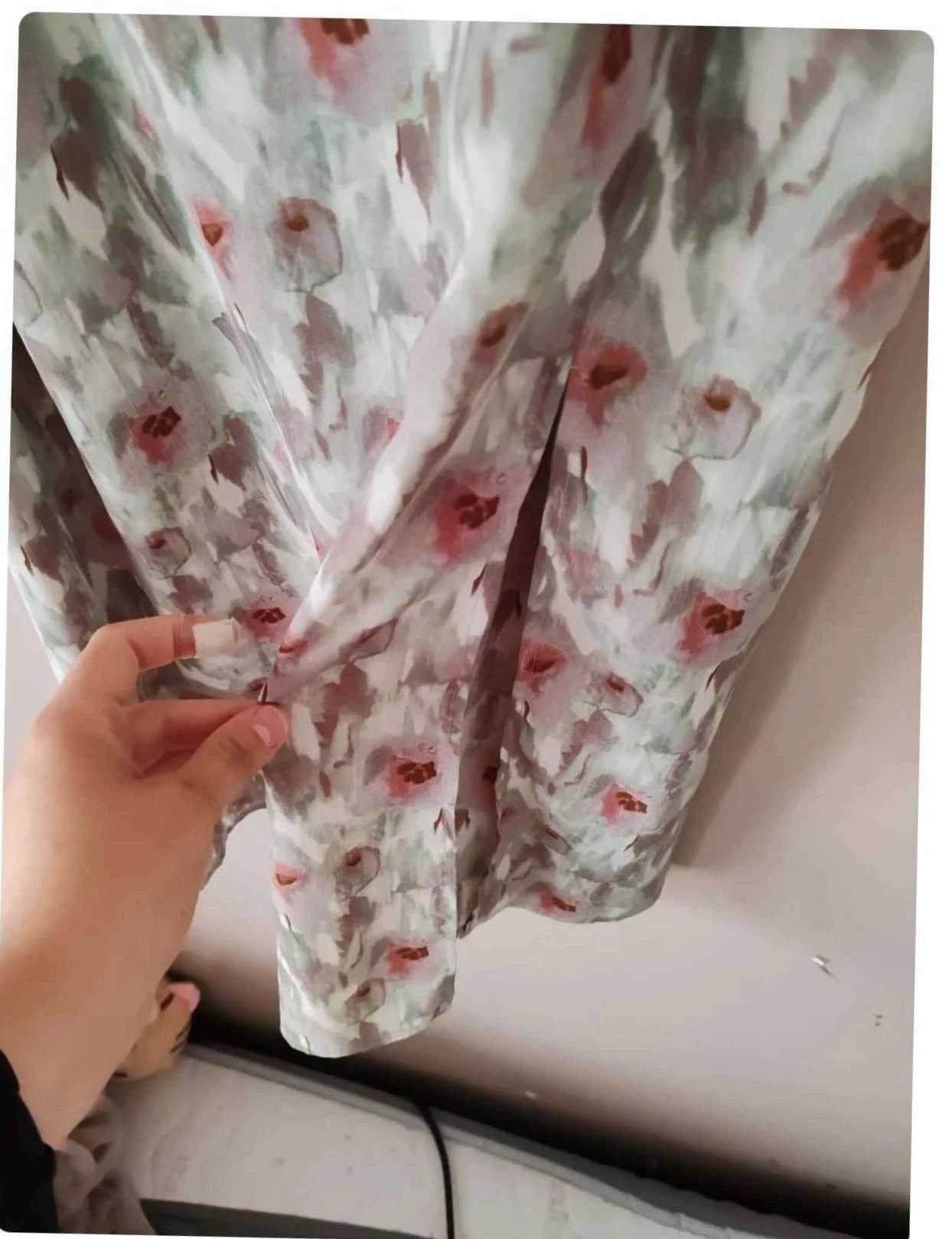 Robe longue à motif