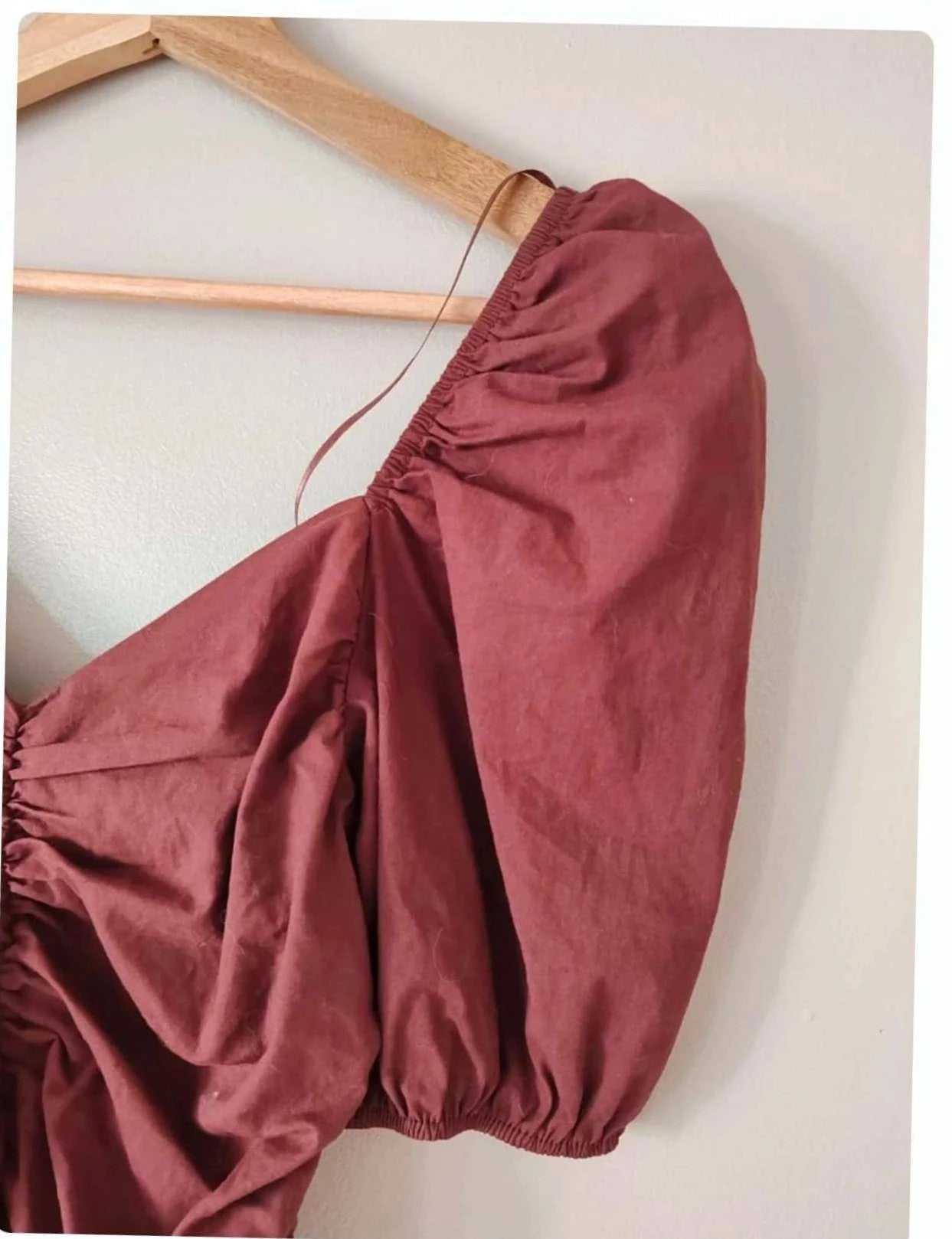 Robe moulante marron