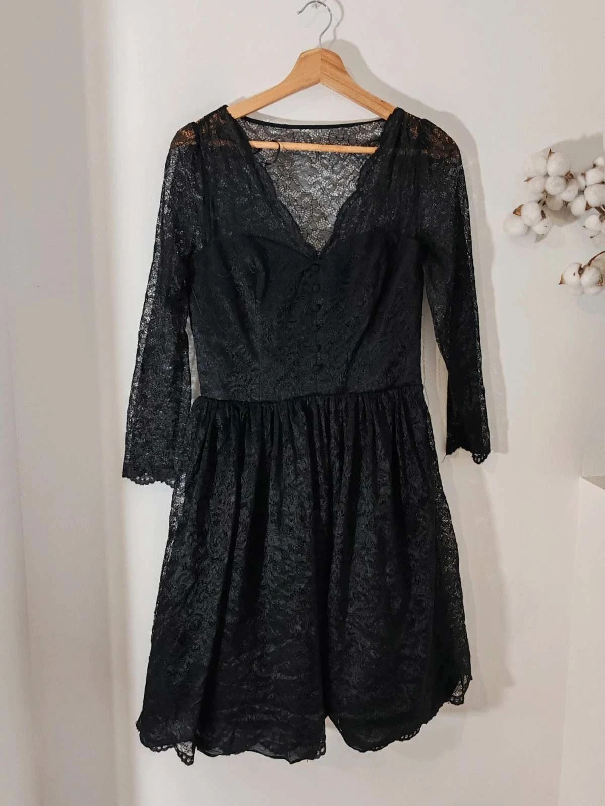 Robe dentelle noir taille 36