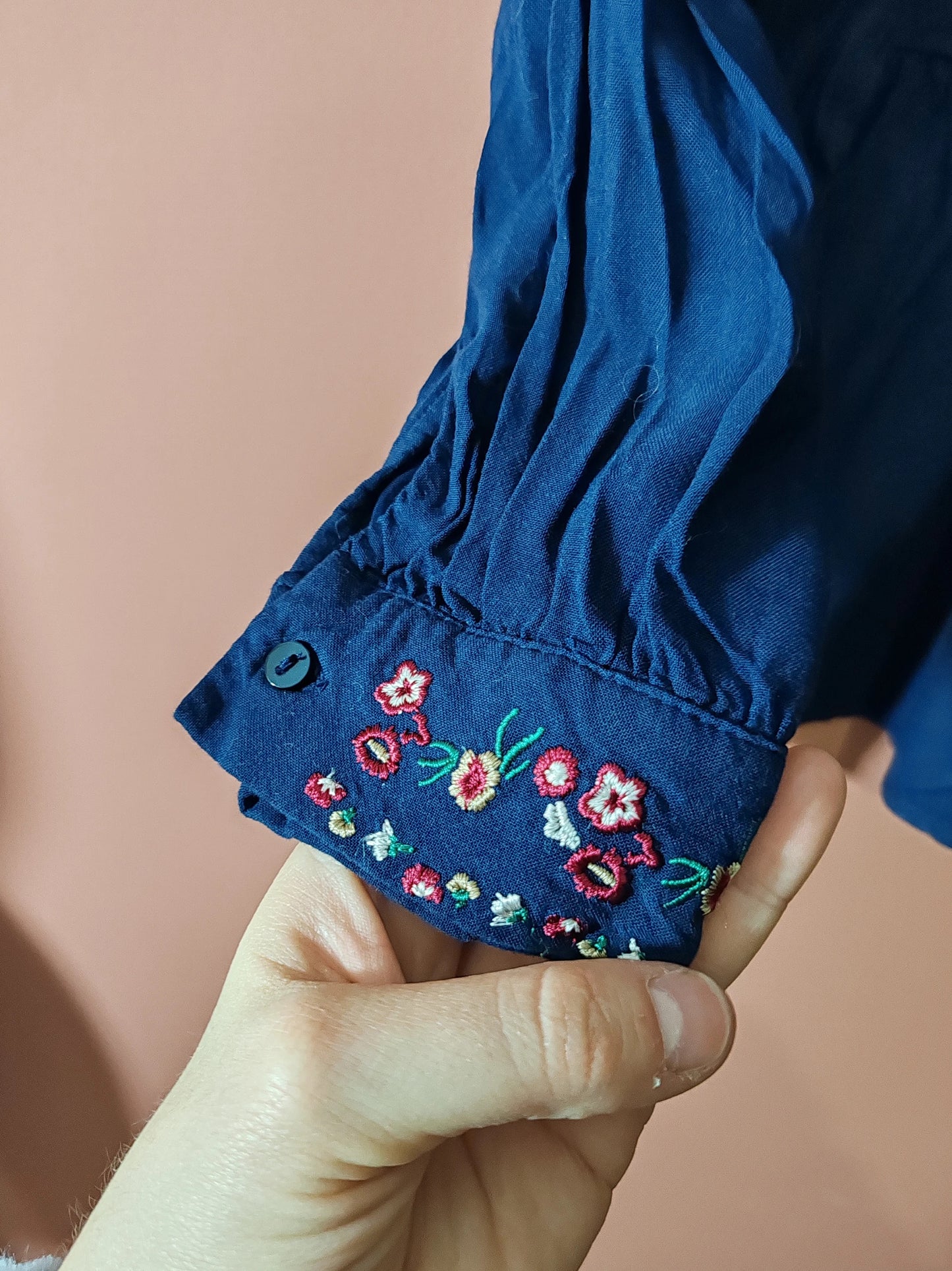 Blouse brodée bohème