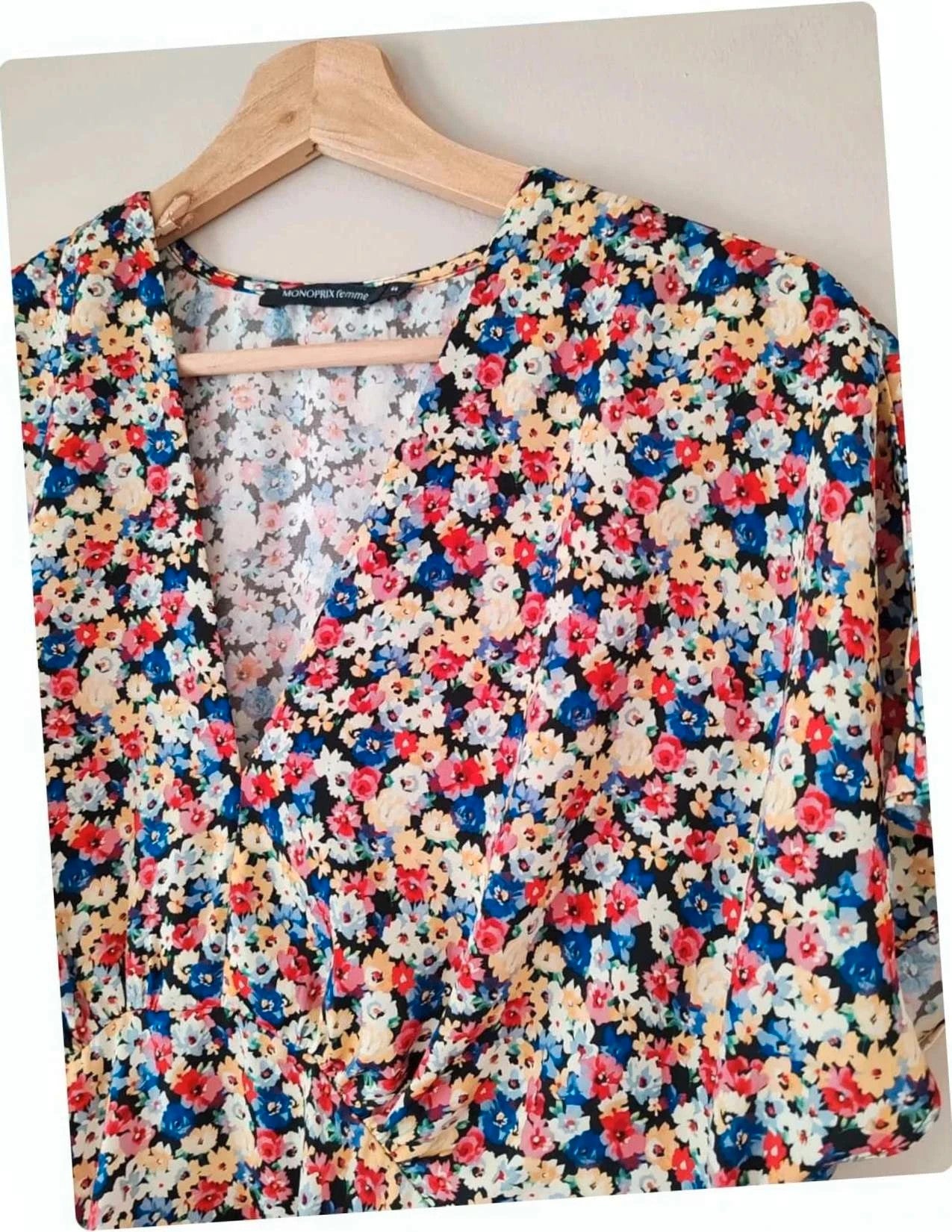 Top fleuri Monoprix