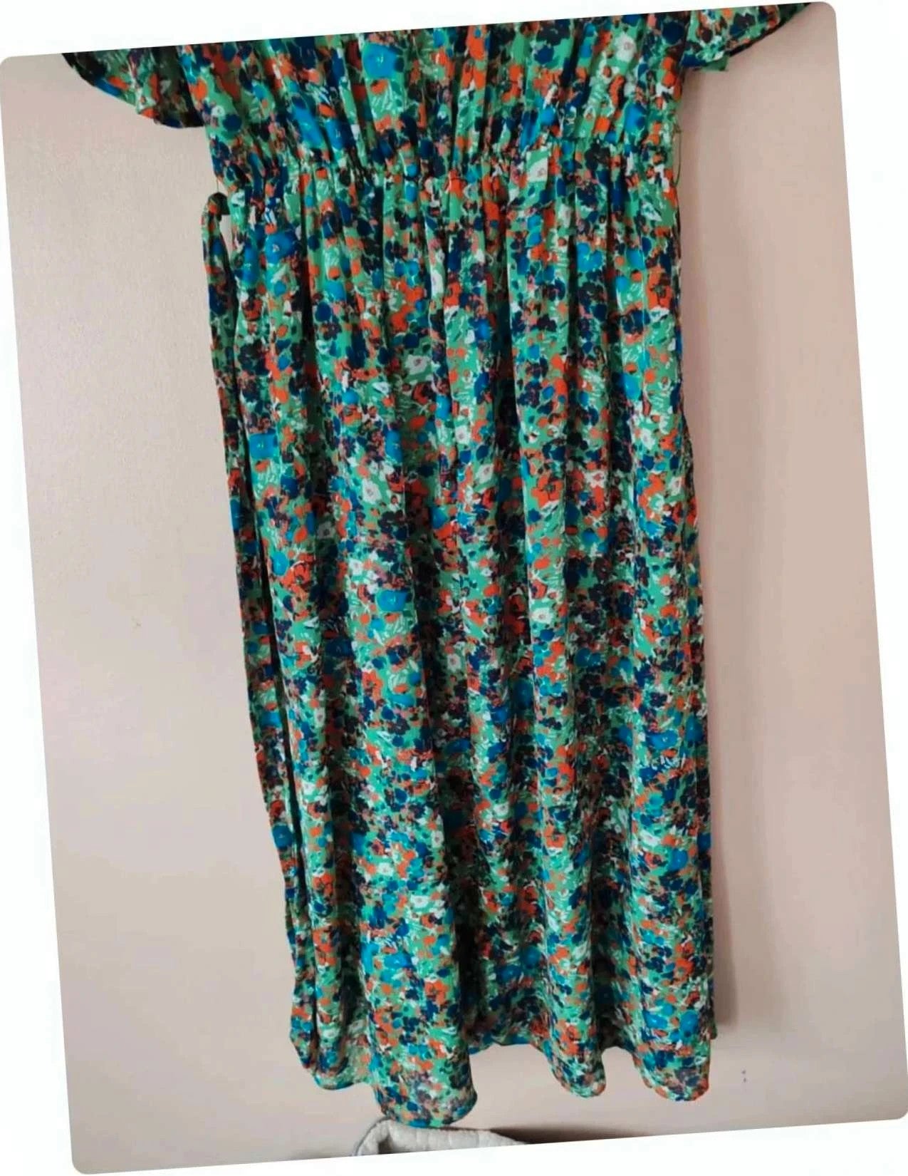 Robe longue verte