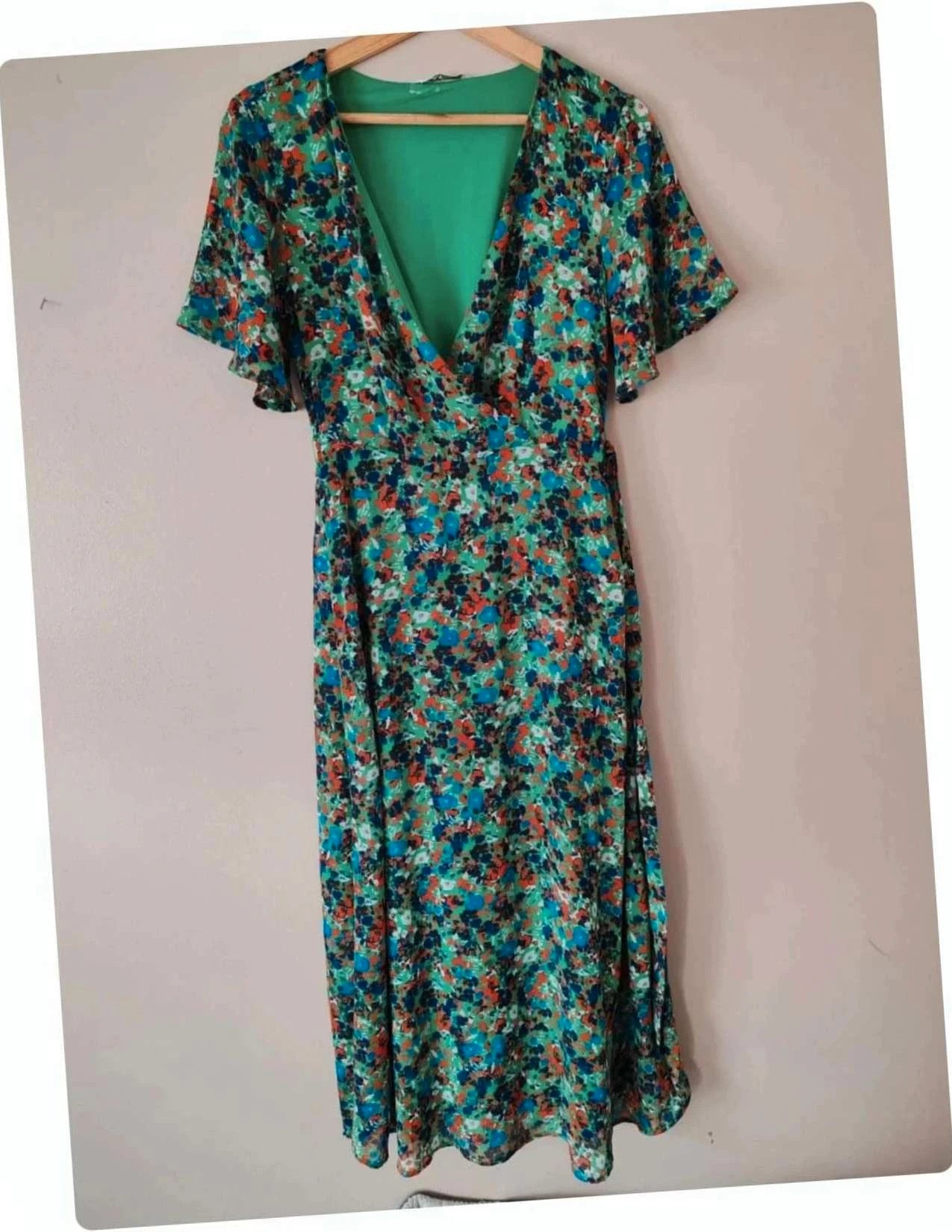 Robe longue verte