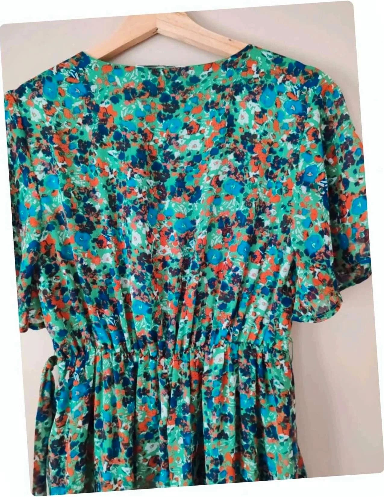 Robe longue verte