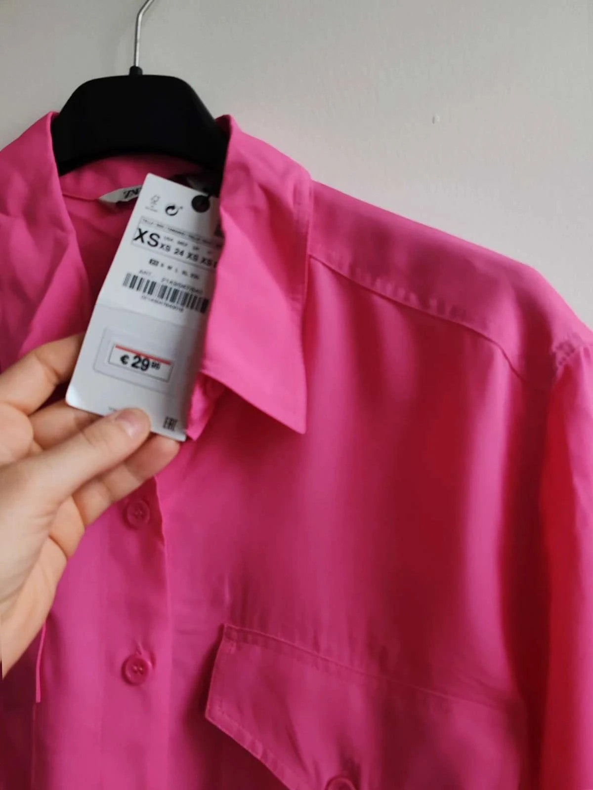 Chemise rose Zara
