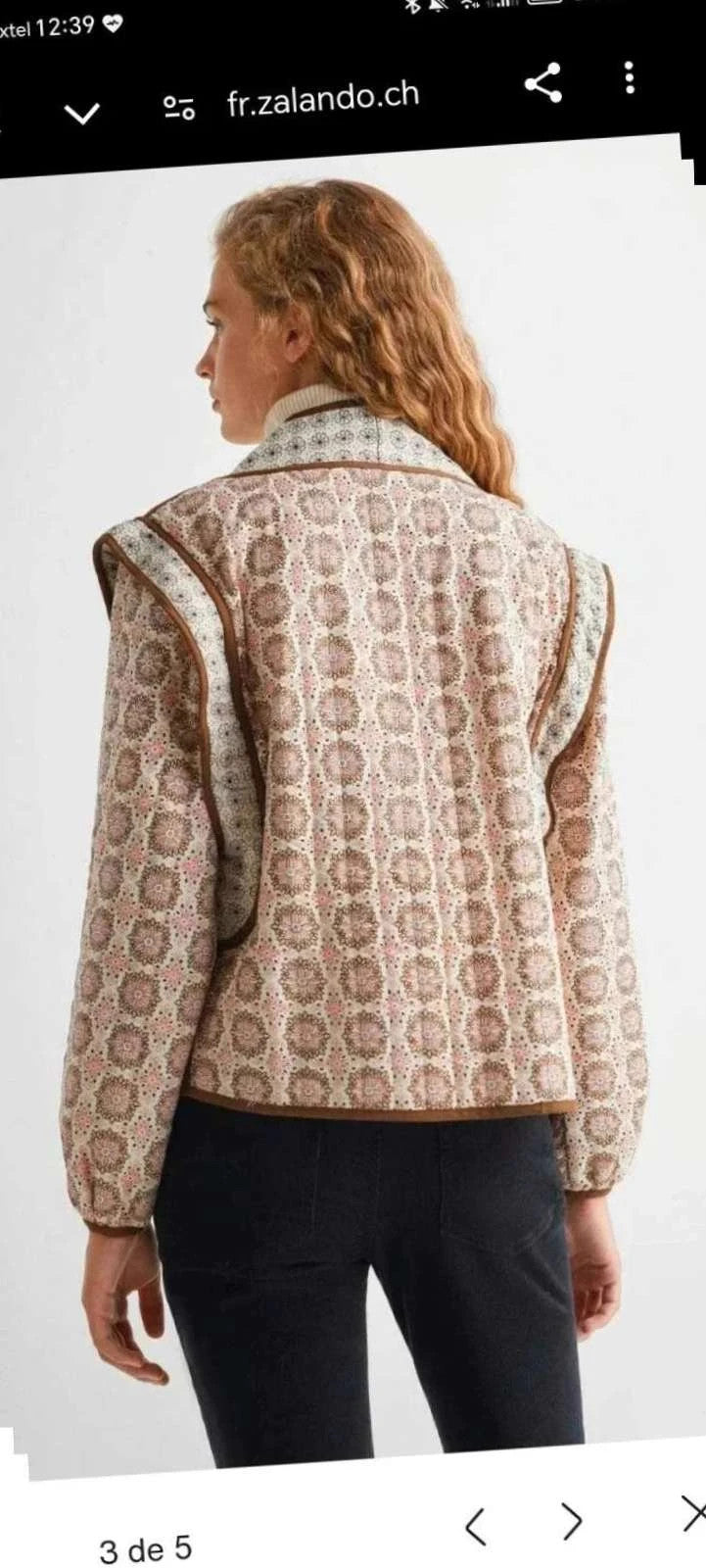 Veste matelassé mango taille XS