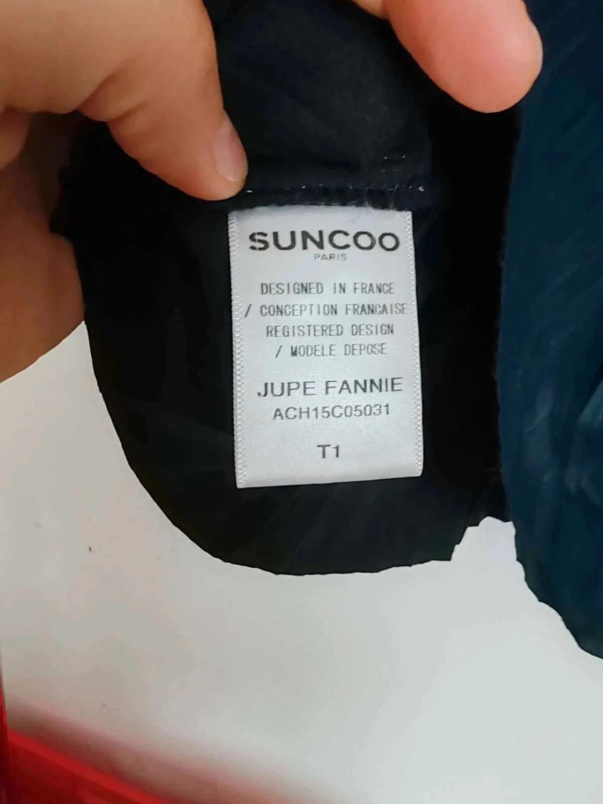 Jupe similicuir plissée
