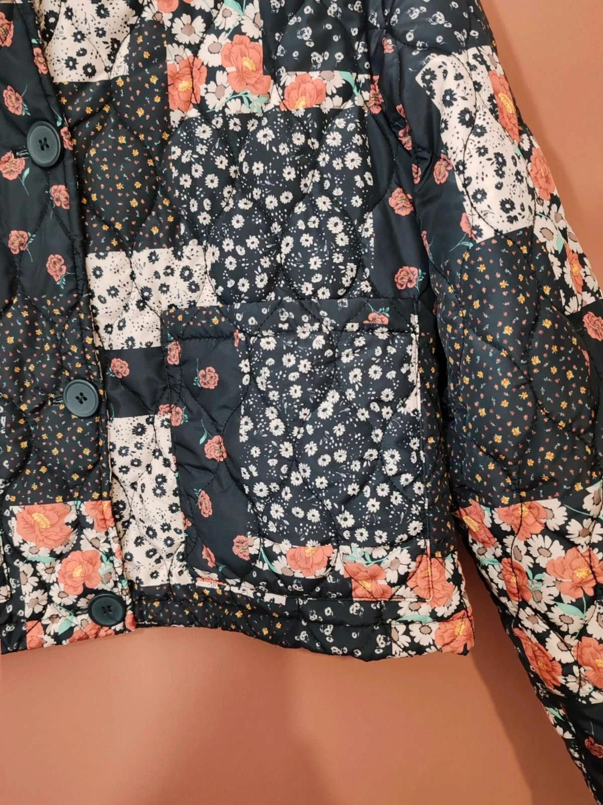 Veste patchwork matelassée taille M/L