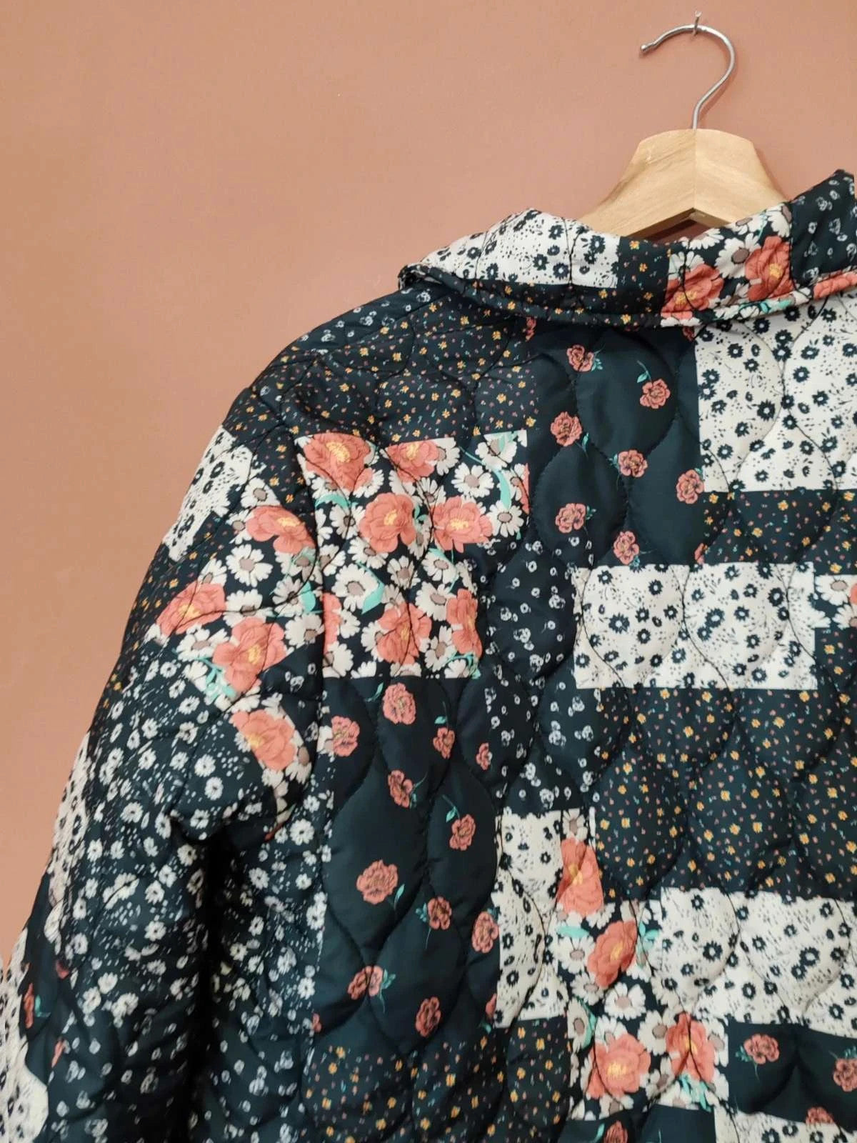 Veste patchwork matelassée taille M/L