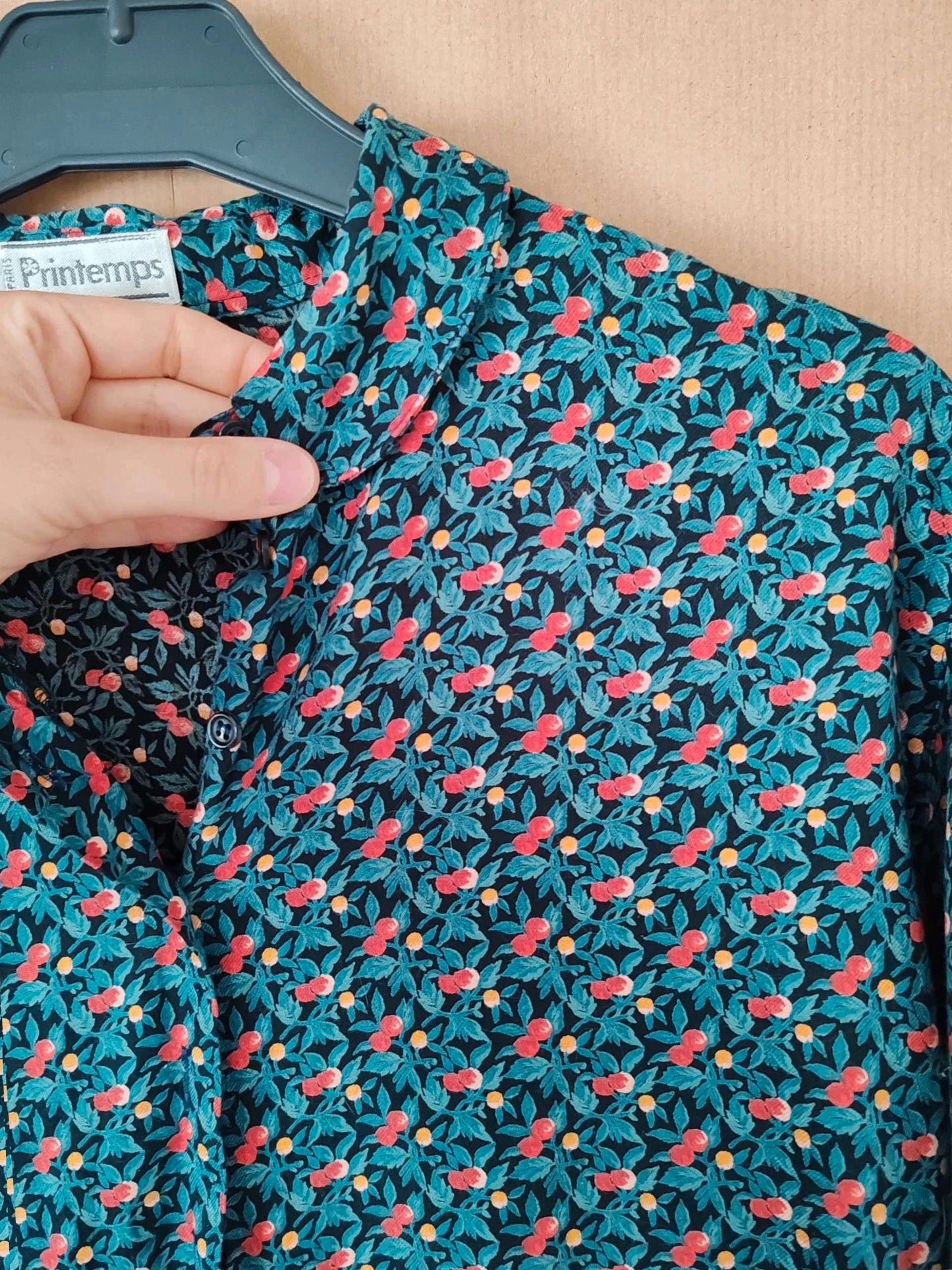 Chemise col claudine vintage