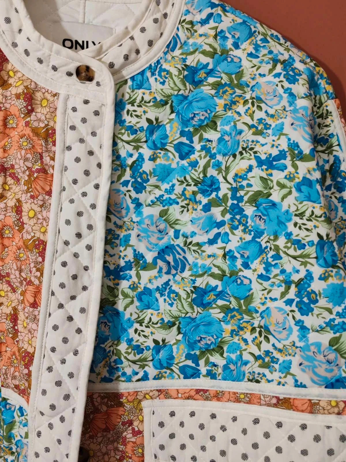 Veste patchwork matelassée taille S