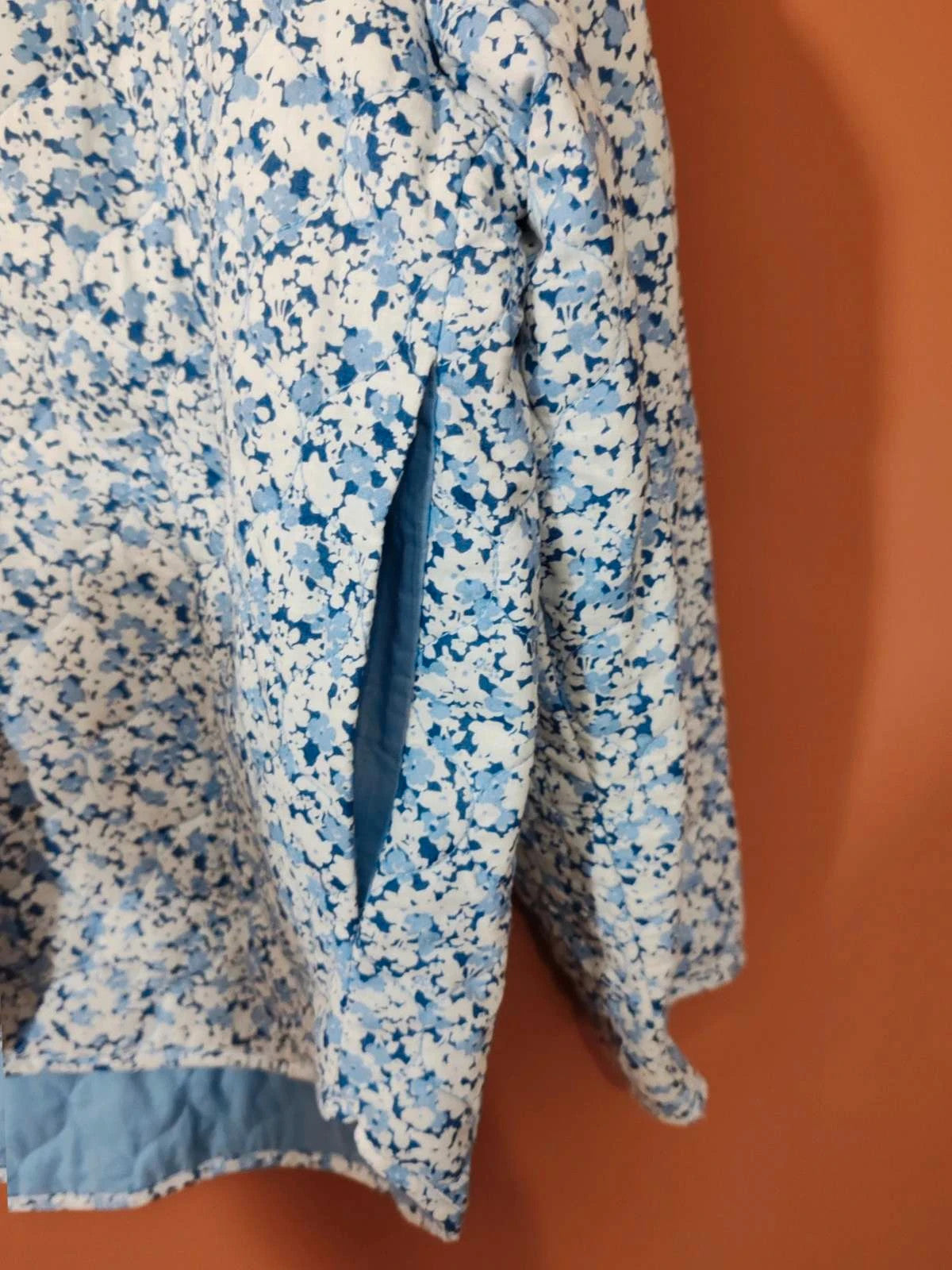 Veste matelassée fleurie taille M