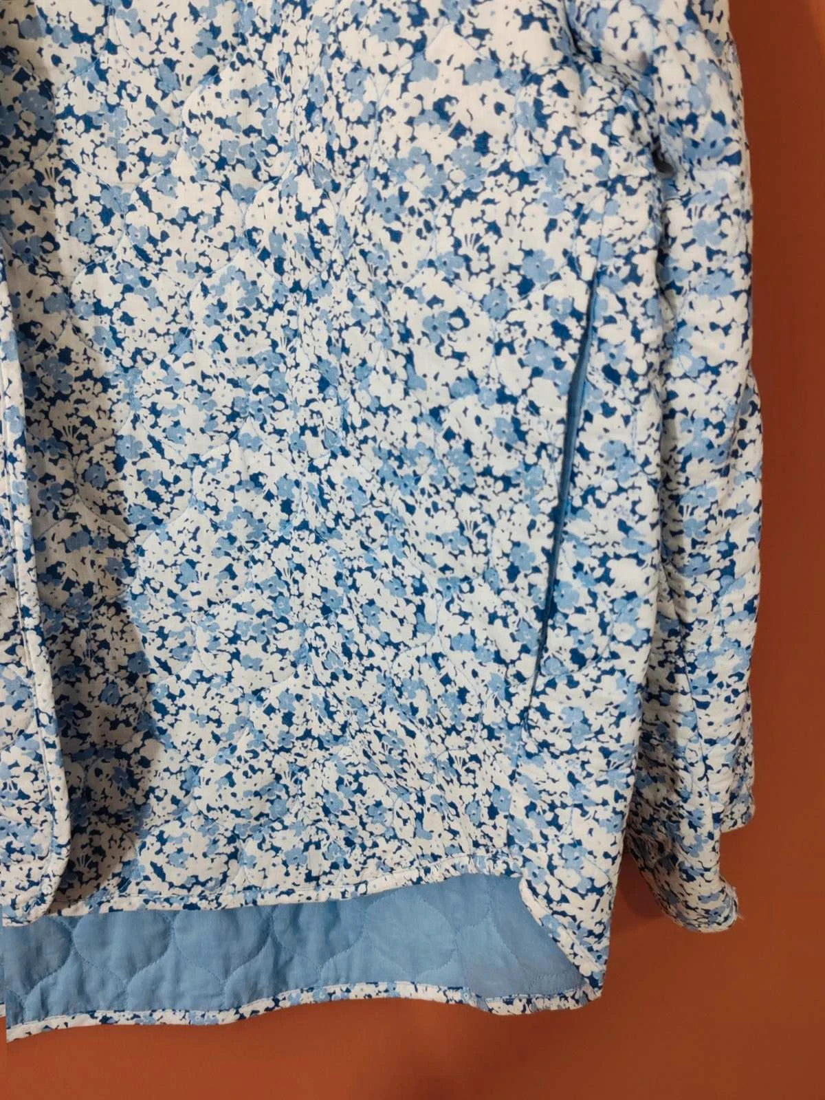 Veste matelassée fleurie taille M