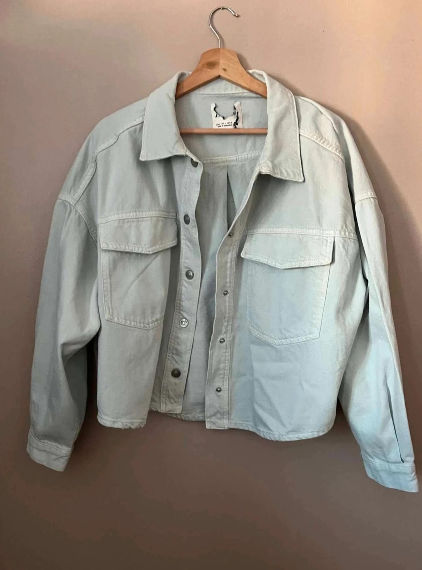 Veste jean loose Zara