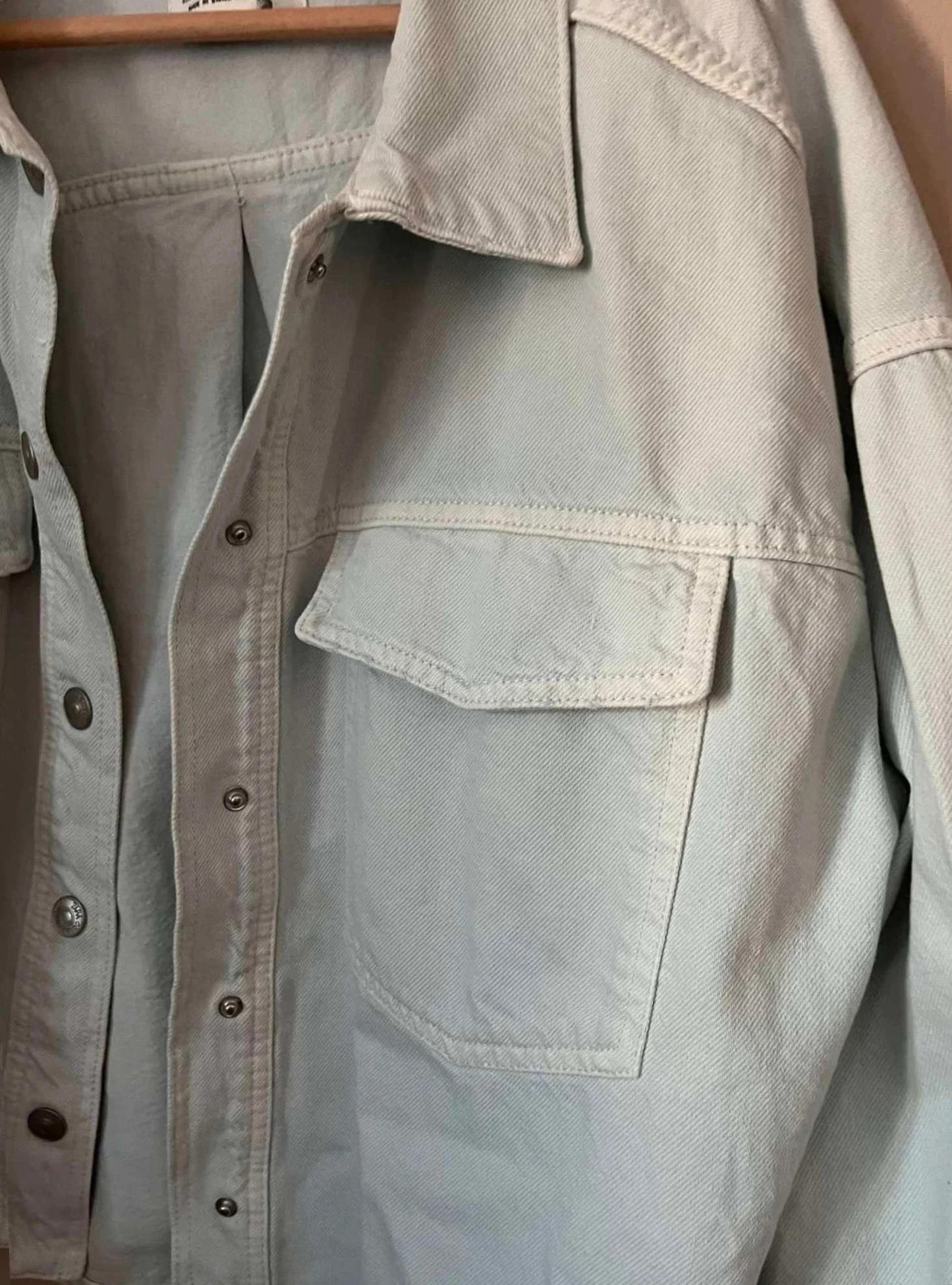 Veste jean loose Zara