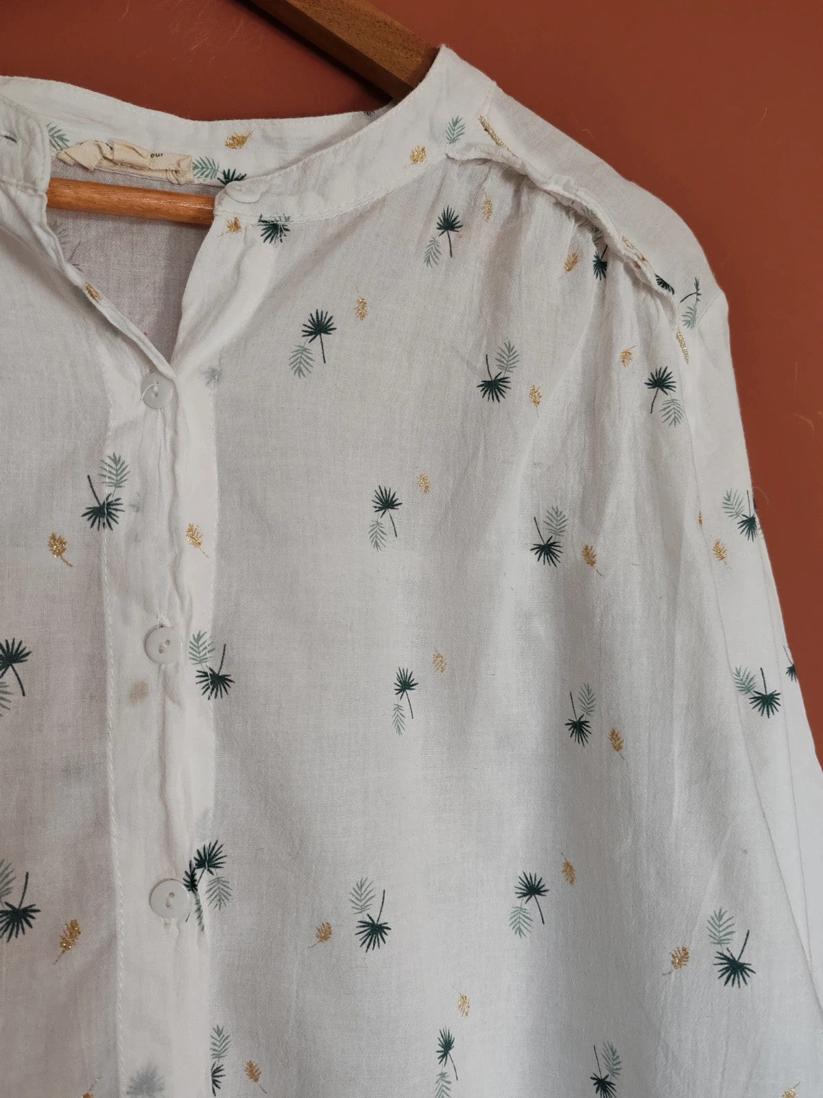 Blouse fluide à motif taille M