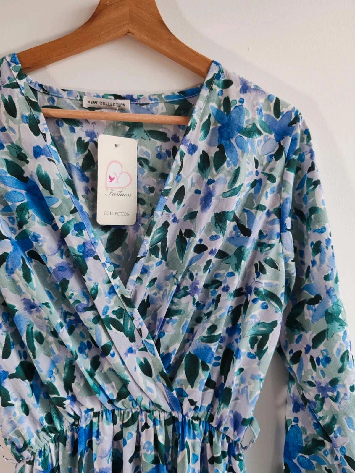 Robe longue à motif