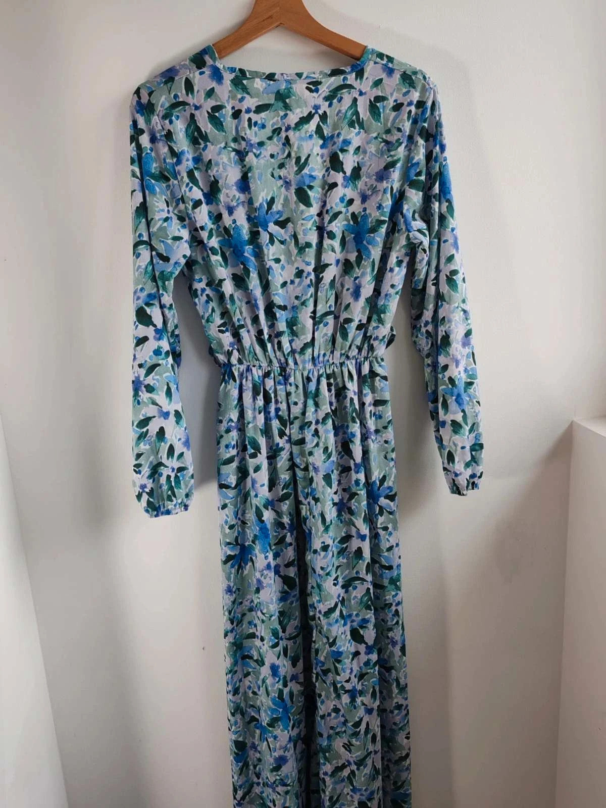 Robe longue à motif